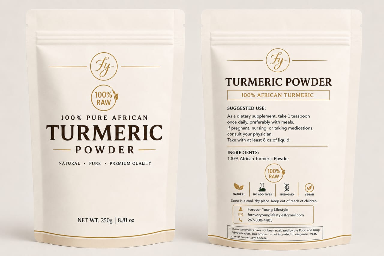 100% Pure African Turmeric- 8oz